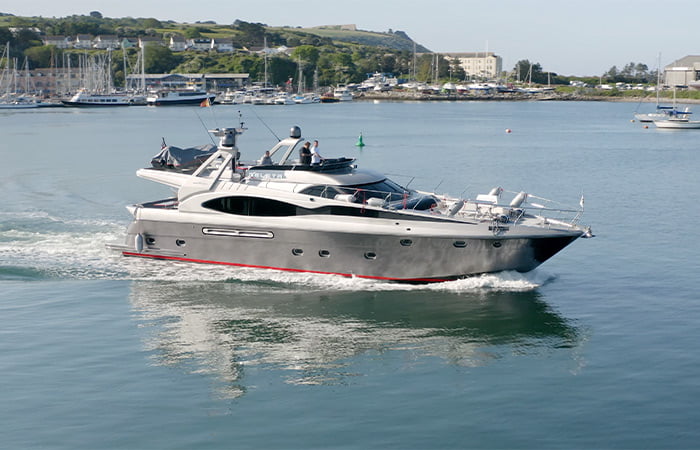 Photo of a yacht on the water