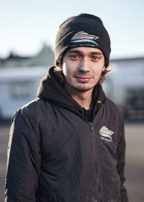 Photo of Lewis Elsden from the Yacht Innovation team
