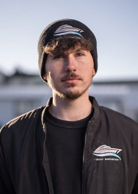 Photo of Toby Edwards from the Yacht Innovation Team